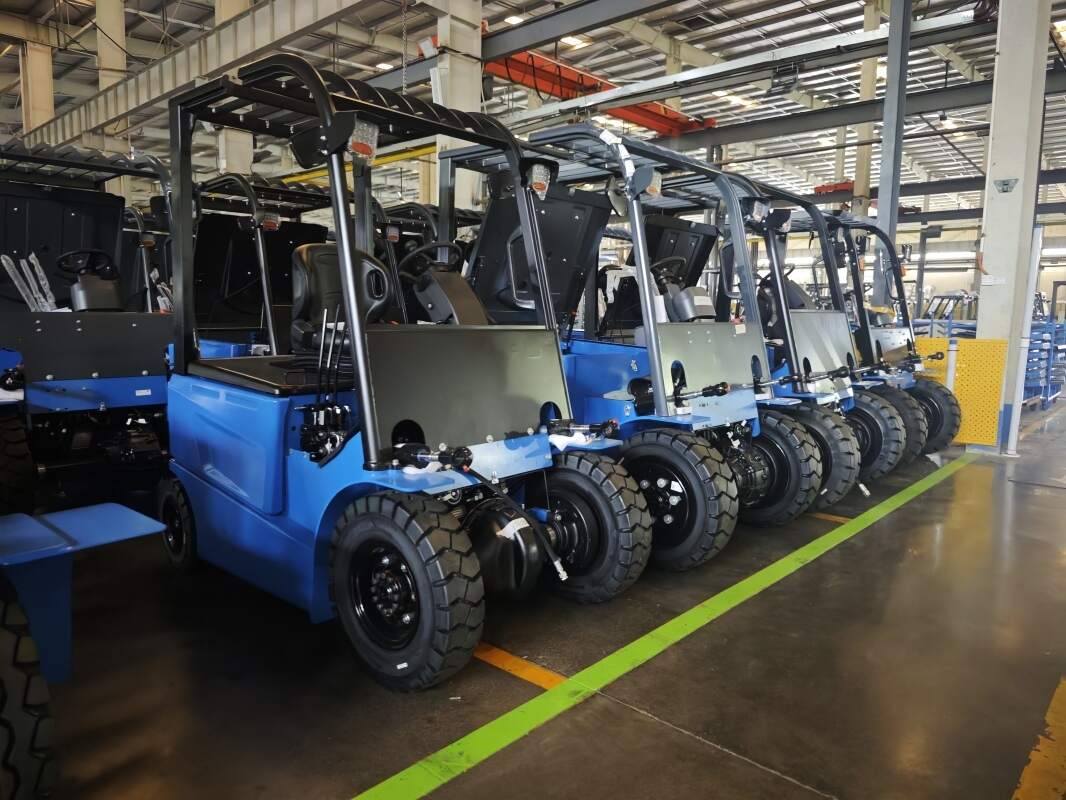 Iteración de equipos de manejo de materiales, carretilla elevadora eléctrica imp