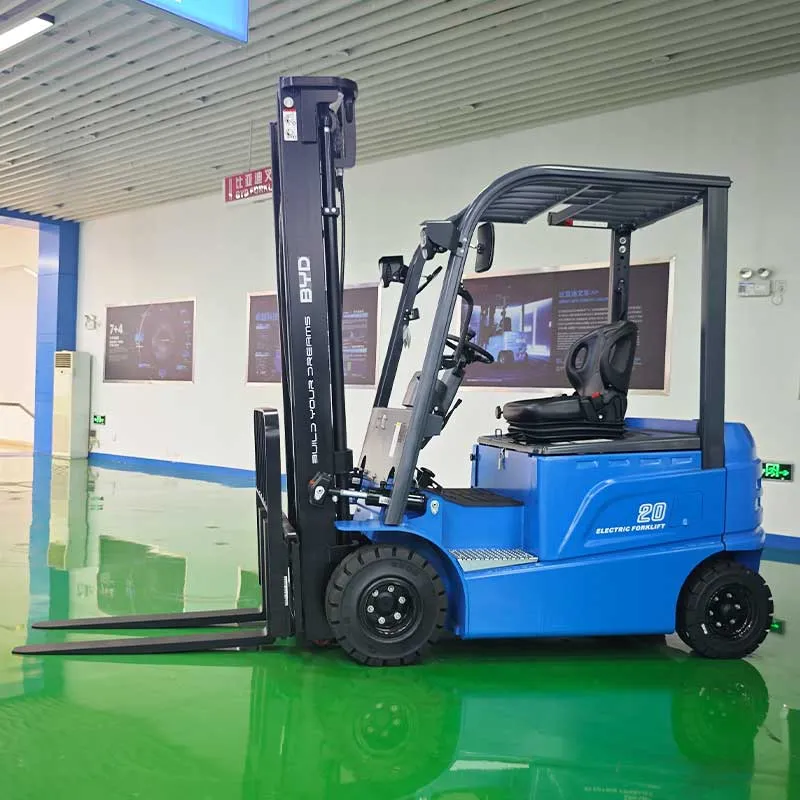 Carretilla elevadora de equilibrio eléctrico con asiento de cuatro puntos de apo
